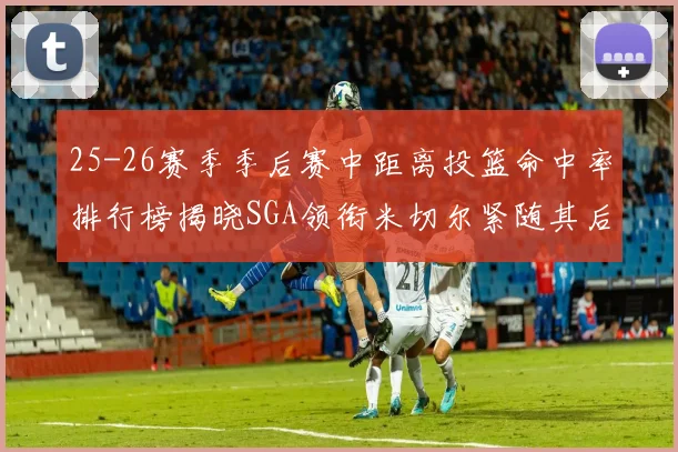 25-26赛季季后赛中距离投篮命中率排行榜揭晓SGA领衔米切尔紧随其后哈登位列第五